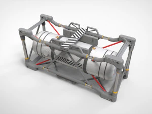 विज्ञान कथा कंटेनर 3 3D मॉडल