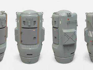 विज्ञान कथा कंटेनर 3 3D मॉडल