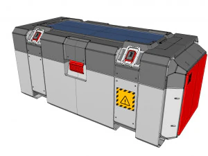विज्ञान कथा कंटेनर 3 3D मॉडल