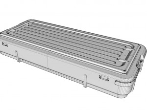 Sci fi container 3 Model 3D