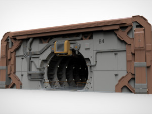 Sci-fi architecture 4 3D मॉडल