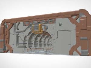 Sci-fi architecture 4 3D 모델