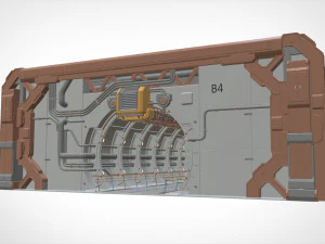 Sci-fi architecture 4 3D Model