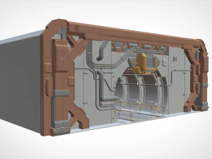 Sci-fi architecture 4 3D Model