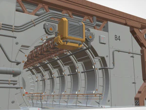 Sci-fi architecture 4 3D Model