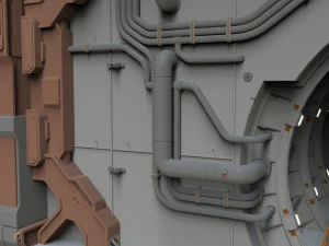 Sci-fi architecture 4 3D Model