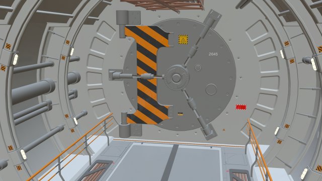 Sci-Fi Architecture 4 3D Model In Environment 3DExport
