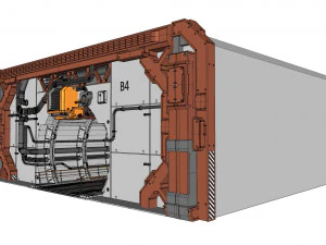 Sci-fi architecture 4 3D Model