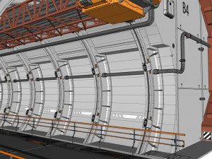 Sci-fi architecture 4 3D Model