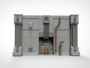 Sci fi modular environment 11 3D Model