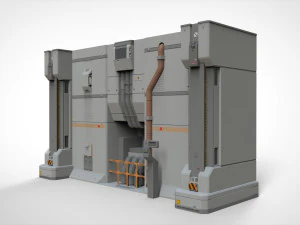 Sci fi modular environment 11 3D Model