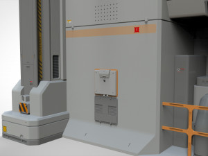 Sci fi modular environment 11 3D मॉडल