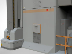 Sci fi modular environment 11 3D Model