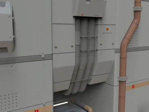 Sci fi modular environment 11 3D Model