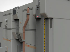 Sci fi modular environment 11 3D Model