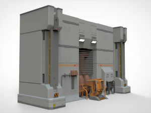 Sci fi modular environment 11 3D Model