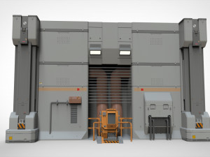 Sci fi modular environment 11 3D मॉडल