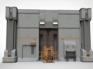 Sci fi modular environment 11 3D Model