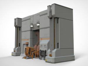 Sci fi modular environment 11 3D मॉडल