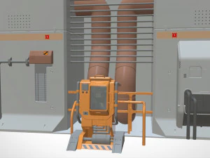 Sci fi modular environment 11 3D Model