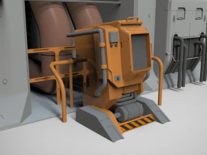 Sci fi modular environment 11 3D Model
