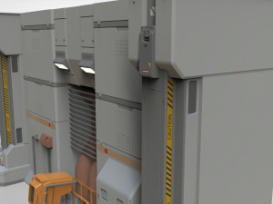 Sci fi modular environment 11 3D मॉडल