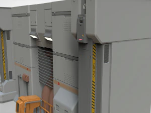 Sci fi modular environment 11 3D Model
