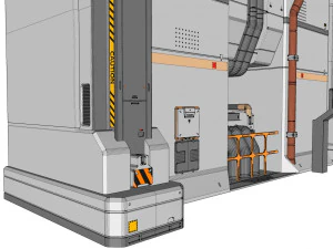 Sci fi modular environment 11 3D Model