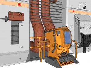 Sci fi modular environment 11 3D Model