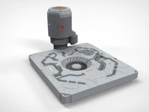 Kitbash de arquitetura de fic&ccedil;&atilde;o cient&iacute;fica 31 Modelo 3D
