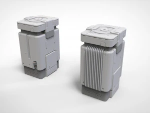 Kitbash de arquitetura de fic&ccedil;&atilde;o cient&iacute;fica 31 Modelo 3D