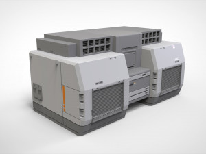 Sci-fi architecture kitbash 31 3D Модель