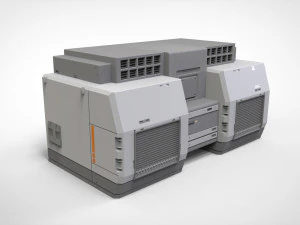 Kitbash de arquitetura de fic&ccedil;&atilde;o cient&iacute;fica 31 Modelo 3D
