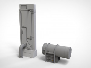 Sci-fi architecture kitbash 31 3D Модель