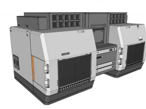 Kitbash de arquitetura de fic&ccedil;&atilde;o cient&iacute;fica 31 Modelo 3D