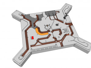 Sci-fi architecture kitbash 31 3D Модель
