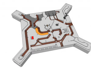 Kitbash de arquitetura de fic&ccedil;&atilde;o cient&iacute;fica 31 Modelo 3D