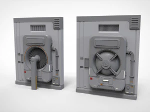 Sci-fi architecture kitbash 32 3D Model