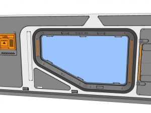 Sci-fi architecture kitbash 32 3D Model