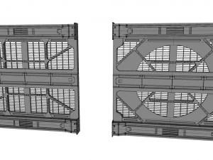 Sci-fi architecture kitbash 32 3D Model