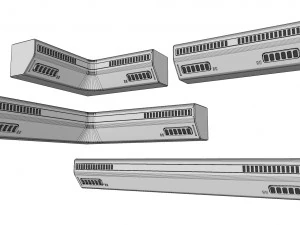 Sci-fi architecture kitbash 32 3D Model