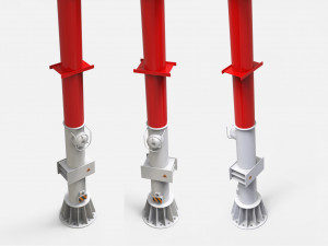 Sci fi video surveillance mast 3D Model