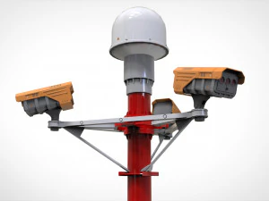 Sci fi video surveillance mast 3D Model