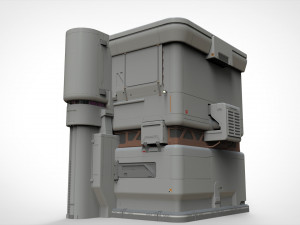 Sci-fi architecture 11 Modelo 3D