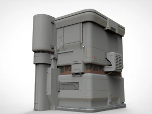 Sci-fi architecture 11 3D Model