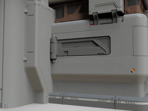 Sci-fi architecture 11 3D Model