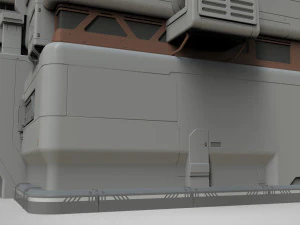 Sci-fi architecture 11 3D Model
