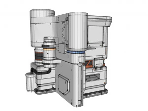 Sci-fi architecture 11 3D Model