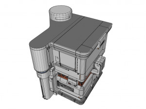 Sci-fi architecture 11 Modelo 3D