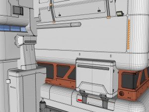 Sci-fi architecture 11 Modelo 3D